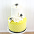 3 Count Global Sugar Art Poppy Anemone Sugar Cake Flowers White with Black Center, by Chef Alan Tetreault