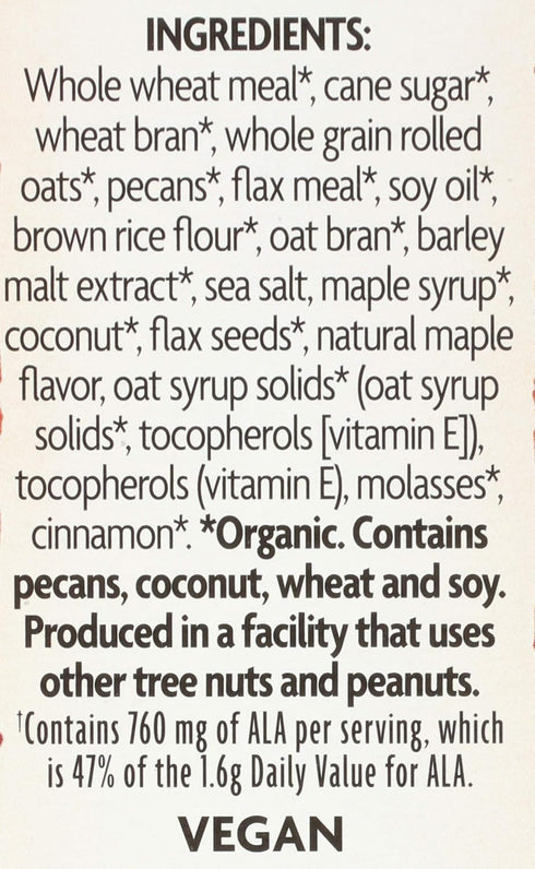 Cereal,11.5 (Pack 6) Nature's Path Organic Maple Pecan Crunch Ounce