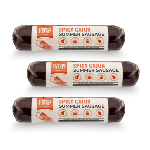 Farmers Market, Gluten Free, Keto, Paleo, Low Sodium, Low Sugar, Summer Sausage