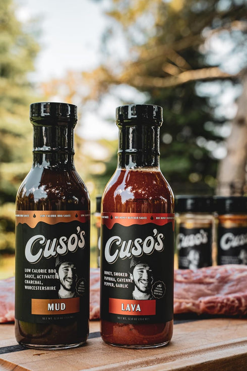 Cusos Mud BBQ Sauce - BBQ Sauce No Sugar for Grilling - Zero Calorie Sugar Free BBQ Sauces for Steak, Pork, Ribs