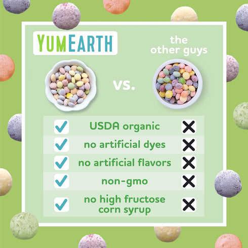 YumEarth Organic Sour Giggles Chewy Candy - Allergy Friendly, Non GMO, Gluten Free, Vegan, 0.5 Ounce (Pack of 10)
