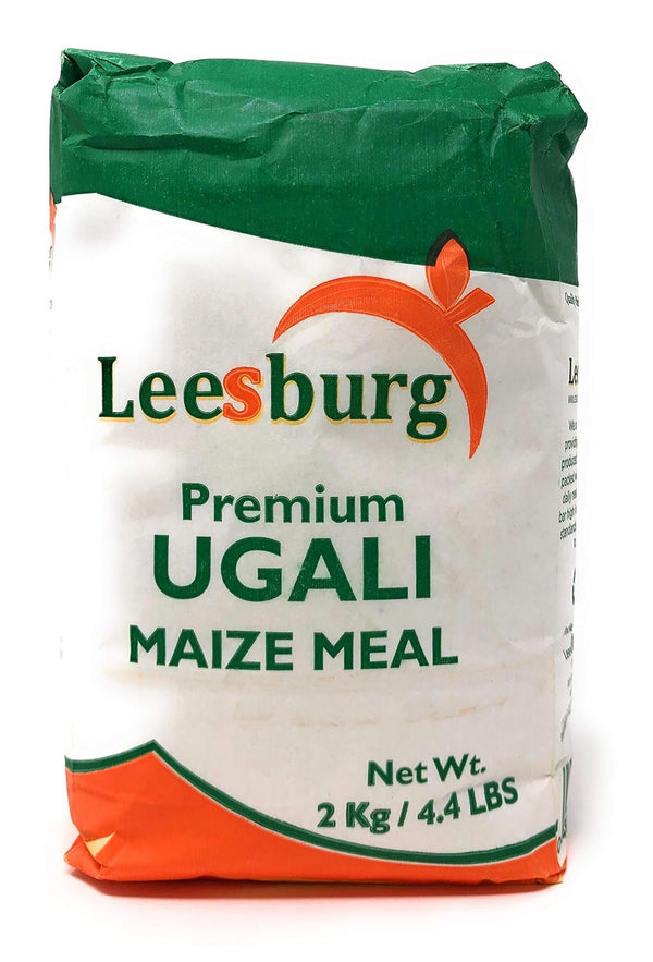 Leesburg Premium Ugali Maize Meal 2kg or 4.4 lbs from Kenya