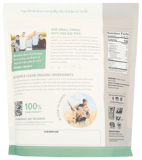 32oz One Degree Organic Foods Organic Sprouted Spelt Flour