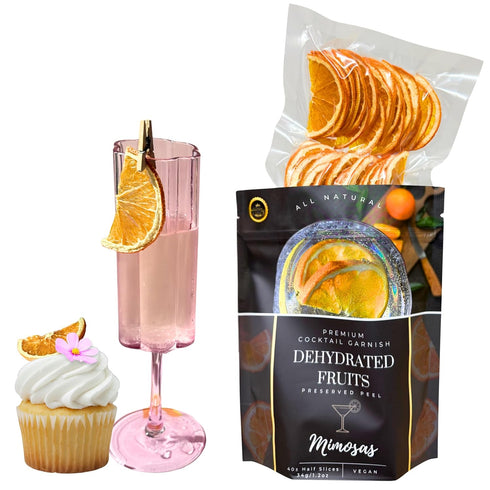 Dried Half Orange Slices Preserved Peel | 40 Slices | Dehydrated Fruits