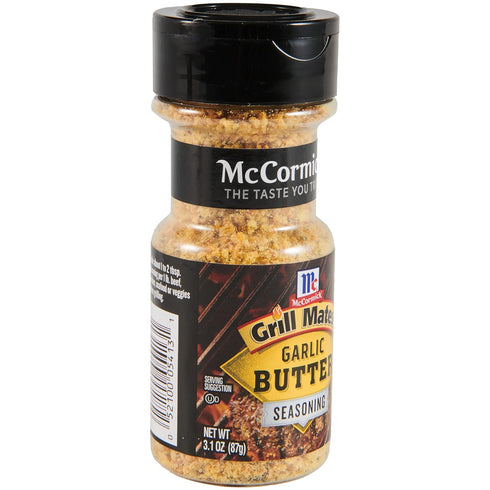 McCormick Grill Mates Garlic Butter Seasoning, 3.1 oz (Pack of 6)