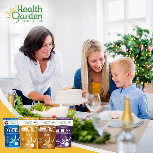76 oz 1:1 Health Garden Monk Fruit Sweetener, Classic Sugar Substitute Bag Monk Fruit Sugar Substitute with Erythritol