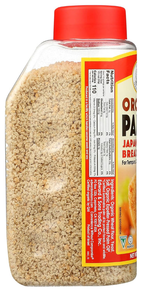 10.5 oz Edward & Sons Organic Panko Breadcrumbs