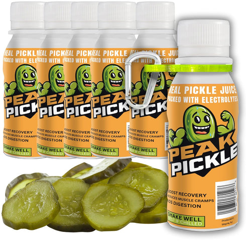 Peak Pickle 3oz Pickle Juice Shots Electrolyte Beverage Made from Natural Pickle