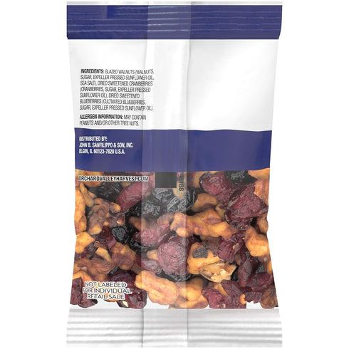 0.85 15 Count (Pack 1) Orchard Valley Harvest Glazed Walnuts and Berries Salad Toppers, Ounce Bags, Non-GMO, No