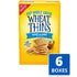 6 8.5 oz Wheat Thins Hint of Salt Low Sodium Snacks, Whole Grain Wheat Crackers, Bulk Snack Crackers, - Boxes