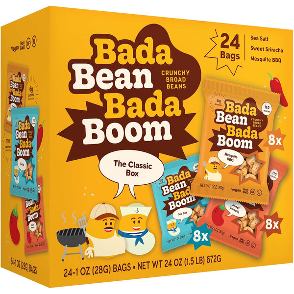 Bada Bean Bada Boom Plant-Based Protein, Gluten Free, Vegan, Crunchy Roasted Broad