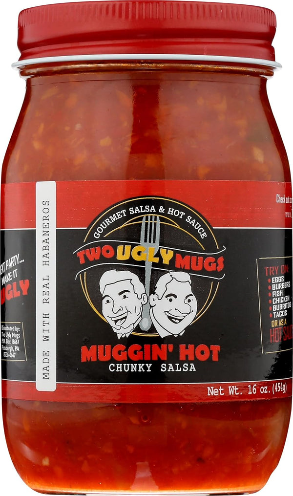 Two Ugly Mugs , Salsa Muggin Hot, 16 Ounce