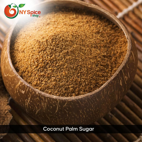 3 NY SPICE SHOP Coconut Palm Sugar - Brown Coconut Sugar - Coconut Palm Sugar - Sweetener Substitute - Great