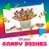 30 Count Rainbow Swirl Lollipops | Jar | Rainbow Lollipops Individually Wrapped | Twisty Suckers Party Favors |