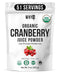 Organic Cranberry Juice Powder Wildberry Source Rich in Natural Vitamin C Cold-Pressed