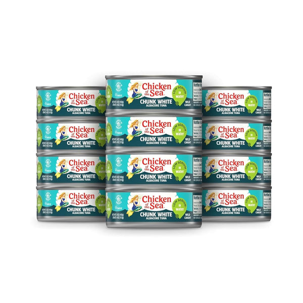 Chicken of the Sea Wild Caught Chunk White Albacore Tuna in Water,