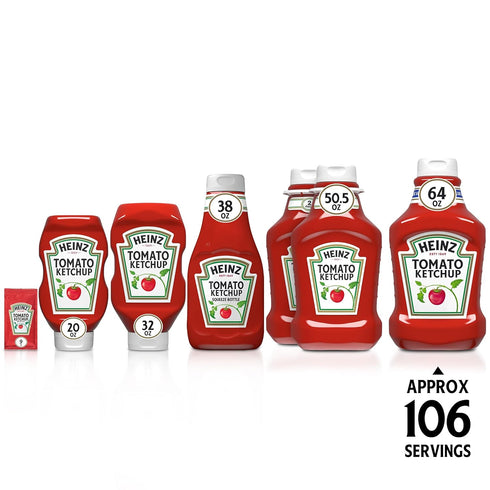 64 oz Heinz Tomato Ketchup Value Size, Bottle