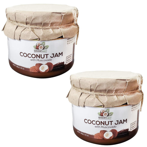 Quezon's Best Coconut Jam with Muscovado (2 Pack, Total of 23.28oz)