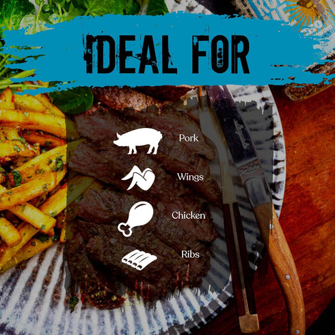 200g Angus & Oink | Rub Me BBQ Seasoning | Gaucho Flavour | Authentic Argentine Asado Experience | Perfect for Grilling