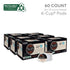 60 Count, (6 Packs 10) Tully's Coffee French Roast, Keurig Single Serve K-Cup Pods, Dark Roast Coffee