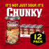 18.8 oz 12) (Pack 2) Campbells Chunky Soup, Creamy Chicken Bacon Carbonara Soup, Can (Case