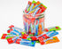 1 lb (40 Mini Bars Assorted Bulk, Chewy Fruit Taffy, Gluten Free, Individually Wrapped Pieces)