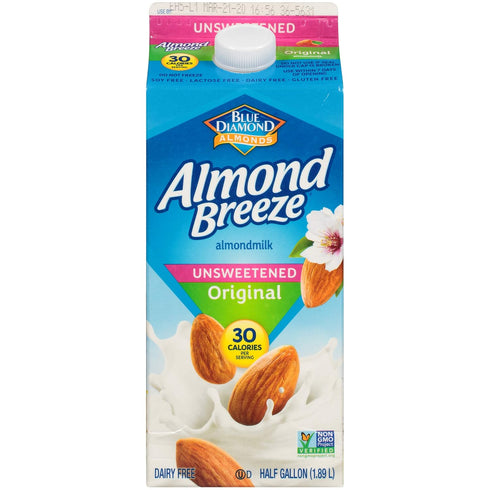 Almond Breeze 64 Oz Blue Diamond, Almond milk, Original, Fl