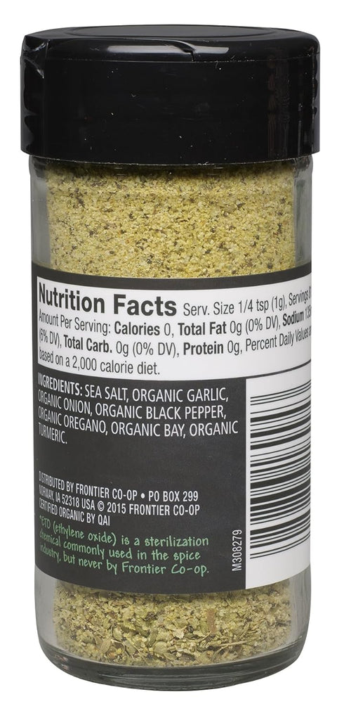 Frontier Herb Adobo Seasoning Blend, Non Irradiated, 2.86 Ounces, Pack Of 12