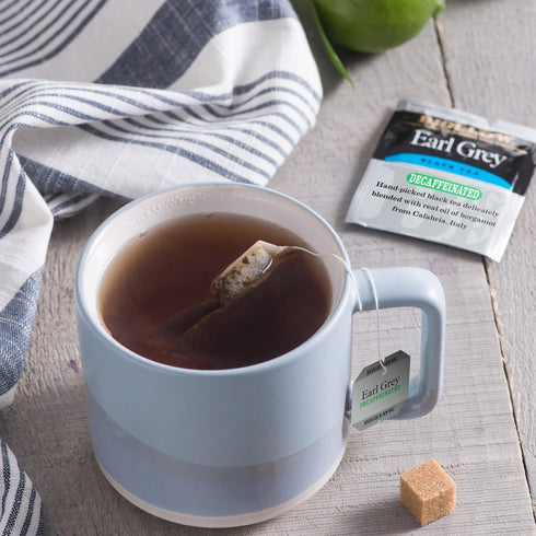 20 Count (Pack 6), 120 Bigelow Tea Decaffeinated Earl Grey Black Tea, Decaf Tea, Box of Total Tea Bags
