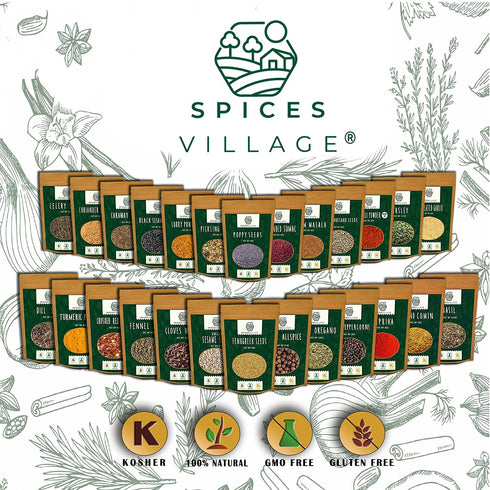 SPICES VILLAGE Cumin Powder (8 oz) - Purely Ground Cumin Seeds, All Natural Fresh Spice, Kosher Certified