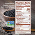 12 oz, 340g Kevala Organic Black Tahini - Gluten Free Black Sesame Paste for Bread, Kitchen Pantry Staple Processed