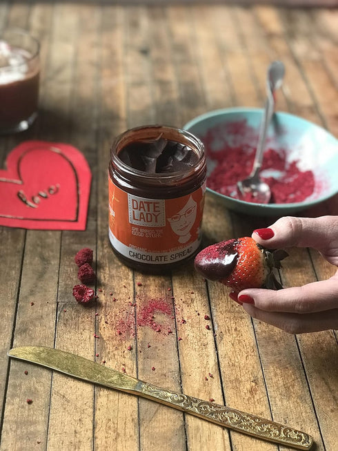 (1 Date Lady Chocolate Date Spread | Organic, Vegan, Paleo, Gluten Free & Kosher, No Added Sugar, No Preservatives Jar)