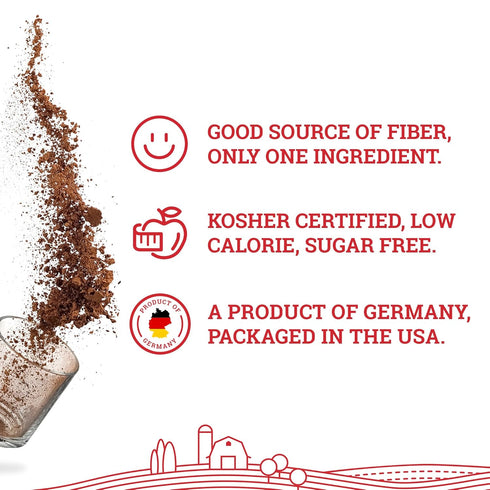1LB (Pack 1) Hoosier Hill Farm Natural Cocoa Powder