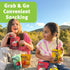 Pack, Pack 16, 100% Crispy Green Freeze-Dried Fruit Snacks Favorite Flavors Variety of Pure Fruit, All-Natural, No