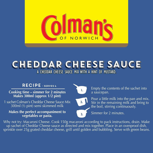 Colmans Cheese Sauce Sachet 40g