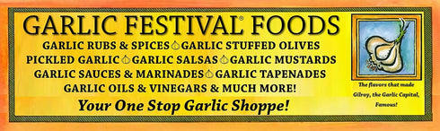 24 oz. Garlic Festival Foods Lemon Garli Garni Zesty Garlic Seasoning Grande