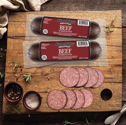 Summer 12 oz, 2 Pack StoneRidge Old Fashioned Sausage, Beef