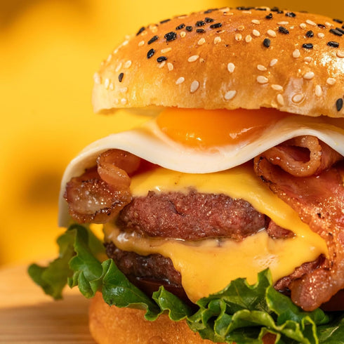Pack 2, 4-Count (8 Bakerly, The Brioche Pre-Sliced Burger Buns With Tuxedo Sesame Seeds, of Total Brioche Burger Buns)