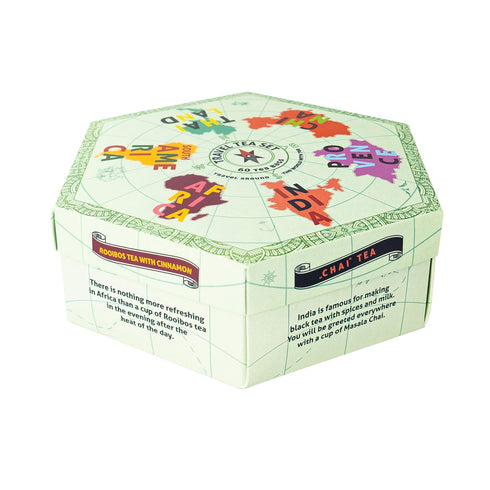 Set Set Pack 60 ACORUS Travel Tea | Round-The-World Trip of Your Dreams with Selection of Teas You Have Never Tasted