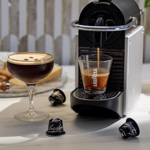 10 Count (Pack 6) Lavazza Lavazza Ristretto Noble Dark Roast Coffee Capsules Compatible with Nespresso Original