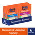 Pack, 8.5 OZ (Pack 6) BEN'S ORIGINAL Ready Rice Basmati and Jasmine Rice Variety Easy Dinner Sides, Pouch
