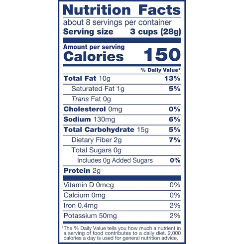 8oz SkinnyPop Popcorn, Original, Whole Grain, Dairy-Free Snack, Family Size Bag