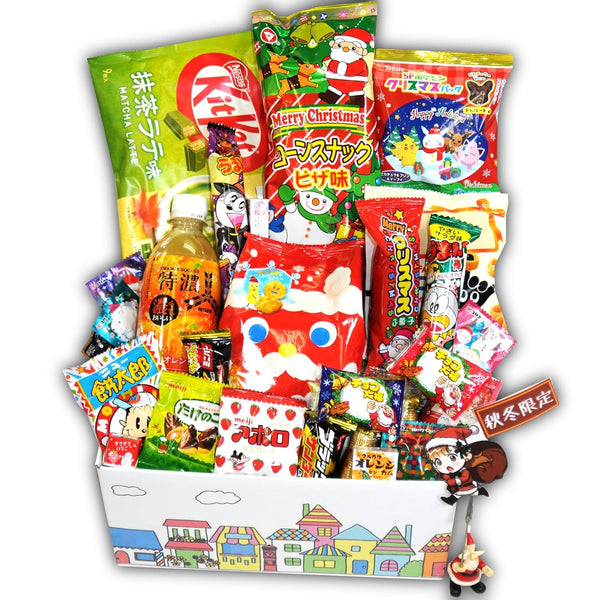 Japanese Snacks Dagashiya Box Pack 20 Count Individual Wrapped Gift Package Treats