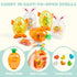 12pcs SYNCFUN Easter Candy Filled Eggs Shell Carrot, Chick and Bunny Shaped, Includes Duck, Chick and Bunny Shaped