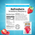 5 Count (Pack 6), 30 Packets NEW Twinings Strawberry Raspberry Refreshers, Herbal Tea Instant Beverage, Real Strawberry
