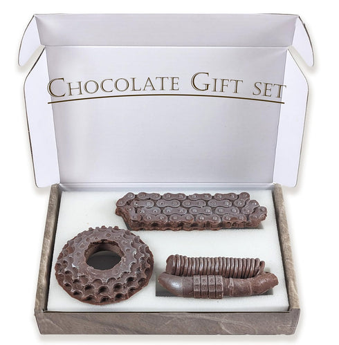 Decosavour Milk Chocolate Gift Set Life-Sized Chocolate Bicycle Tool Set Novelty Gifts for