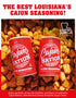 8 oz Cajun Nation Low Sodium Cajun Seasoning Gluten Free, No MSG Louisiana Cajun Spice- Cajun Seasoning for Turkey