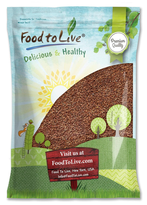 Food to Live Red Rice, 12 Pounds Whole Rice, Nutty Flavor, Soft