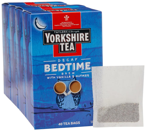 Yorkshire Tea Bedtime Brew Tea Bags, Pack of 4 (total of 160