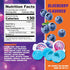 30 Gummies, Gummy 4YoreElves (19 oz) Planet Novelty Space Candy with Jelly Filling, Individually Wrapped Blueberry